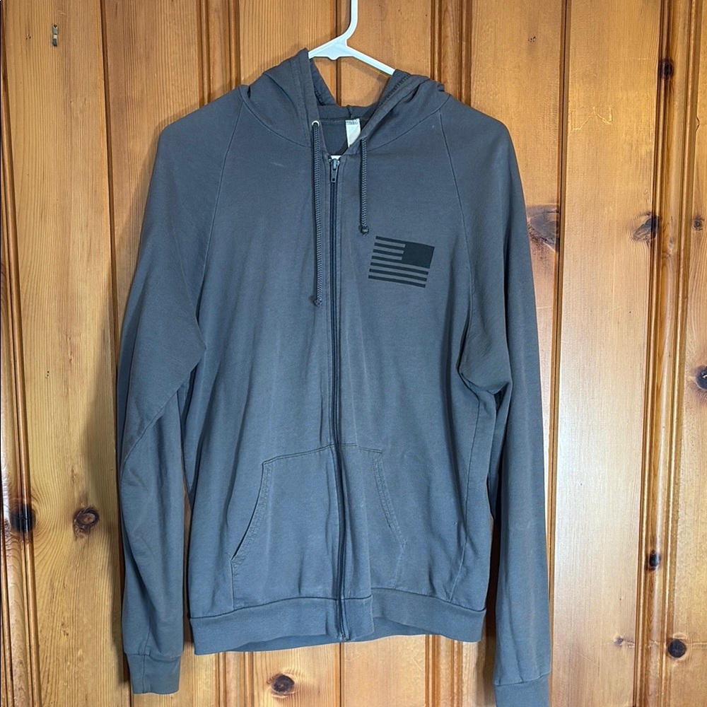 GORUCK Gray Zip Up Hoodie